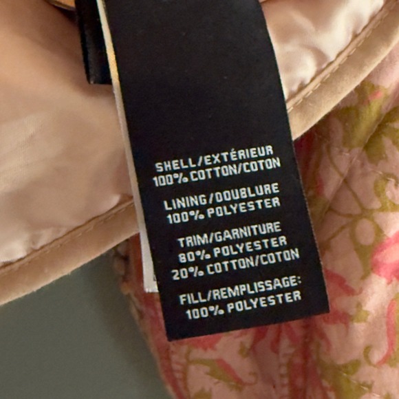 7 For All Mankind Cropped Quilted Floral Jacket Pink Boxy Boho Patchwork M - Picture 5 of 10